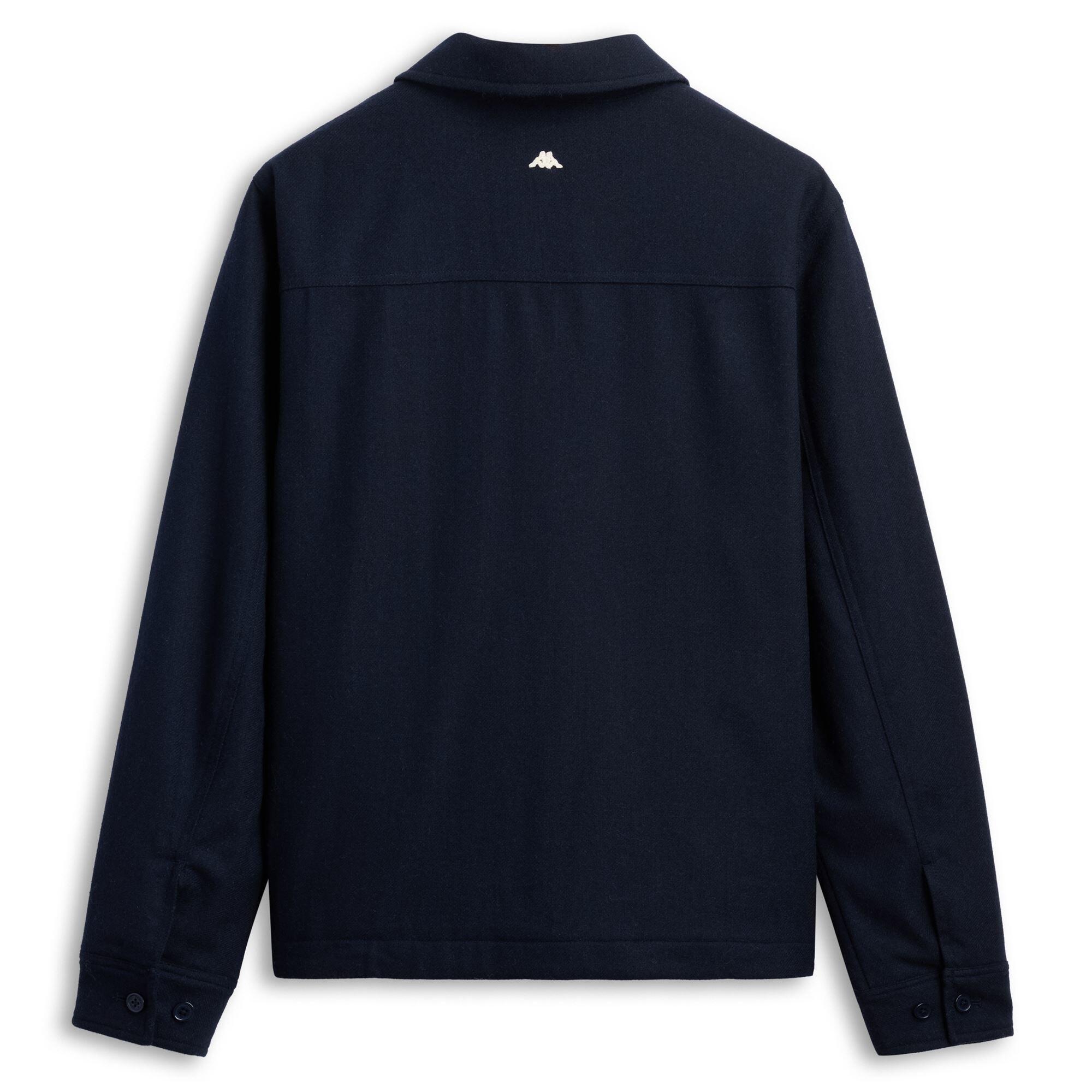 Camicia da uomo in poliestere blu da casual 2/3