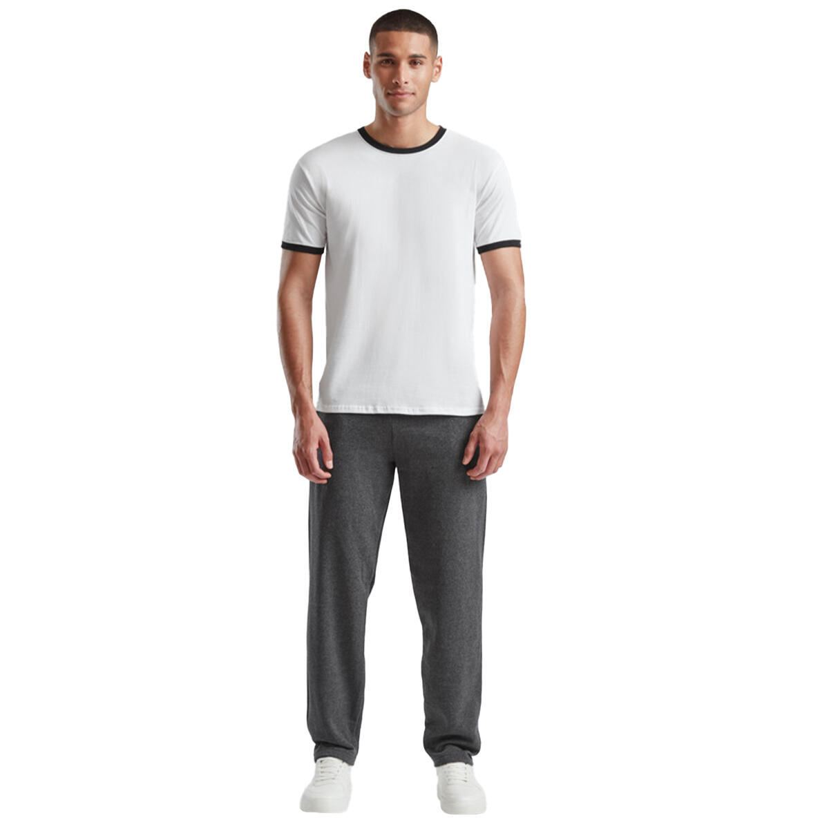 Pantalón de Chándal Classic de Jaspeado para Adultos Unisex Gris Oscuro Jaspeado 3/3