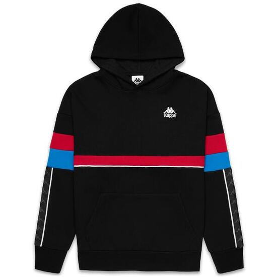 Sweat-shirt à capuche pour homme noir pour streetwear sportif