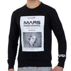 Sweat Noir Homme Nasa 03S