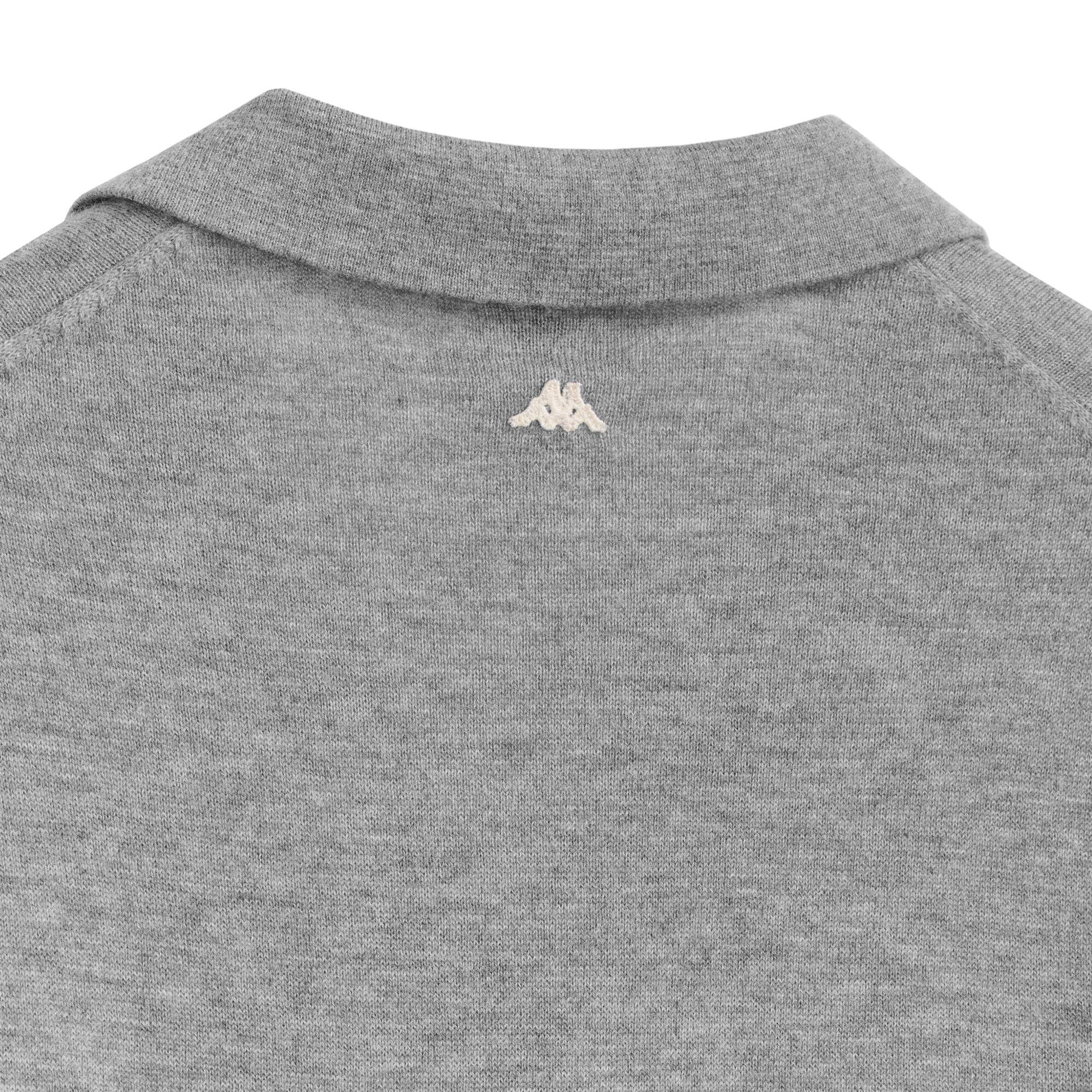 Maglione da uomo in lana grigio da casual 3/3