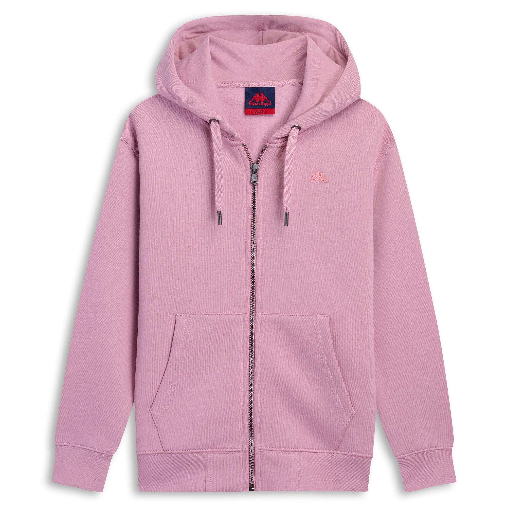Felpa con zip da donna in cotone marrone da lifestyle 2/6