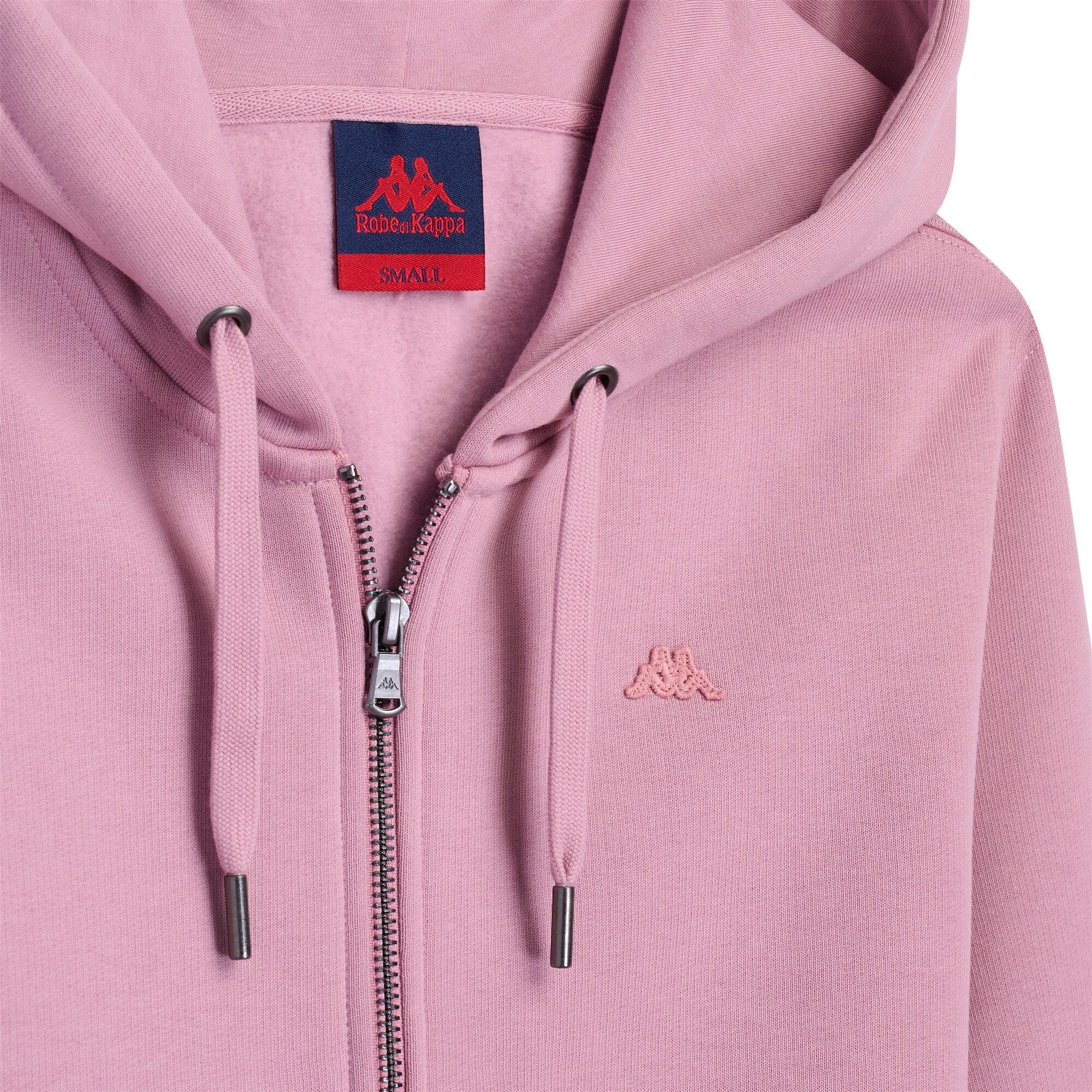 Felpa con zip da donna in cotone marrone da lifestyle 4/6