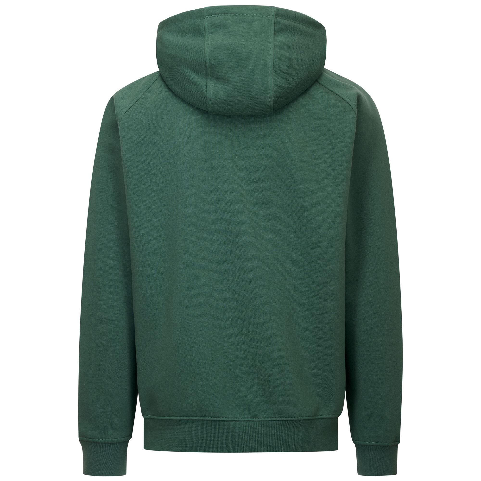 Felpa da uomo in cotone verde da sportivo/a 3/3