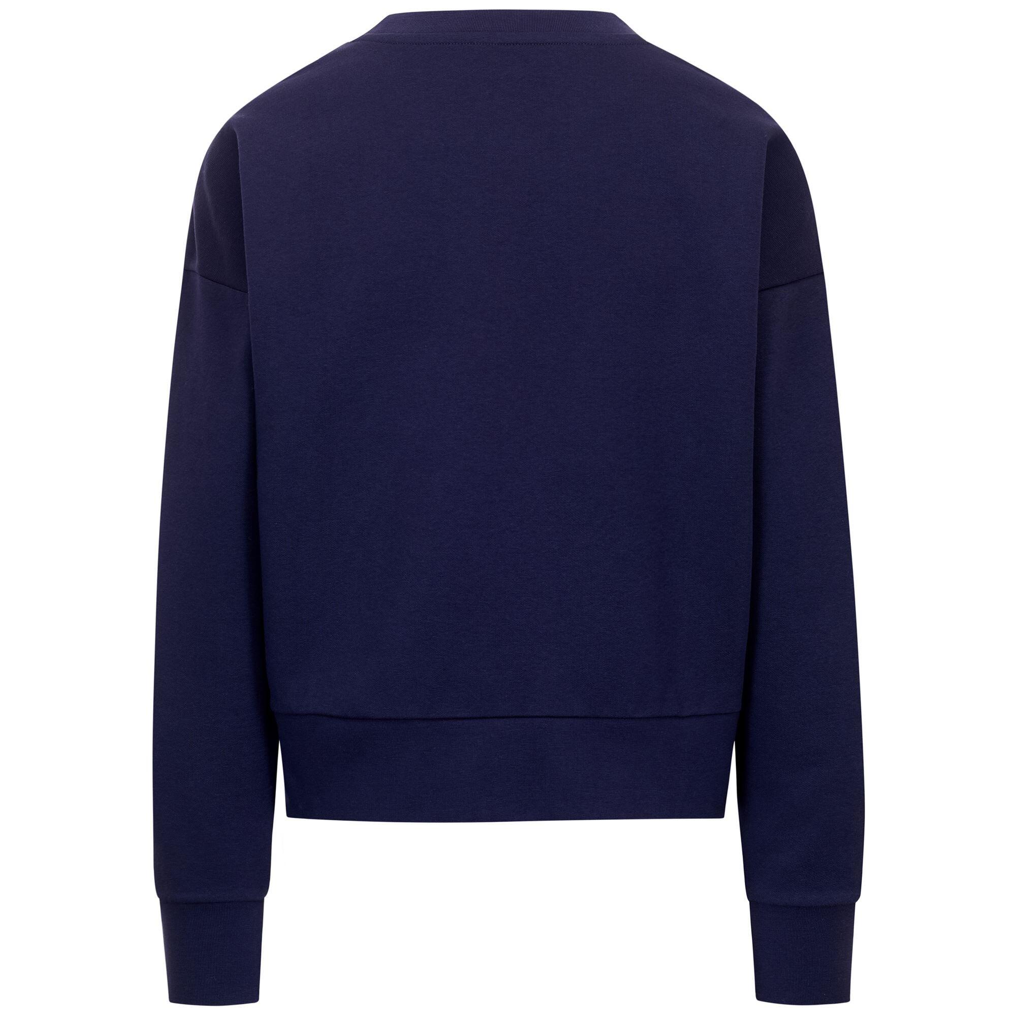 Felpa da donna in cotone blu da sportivo/a 3/3