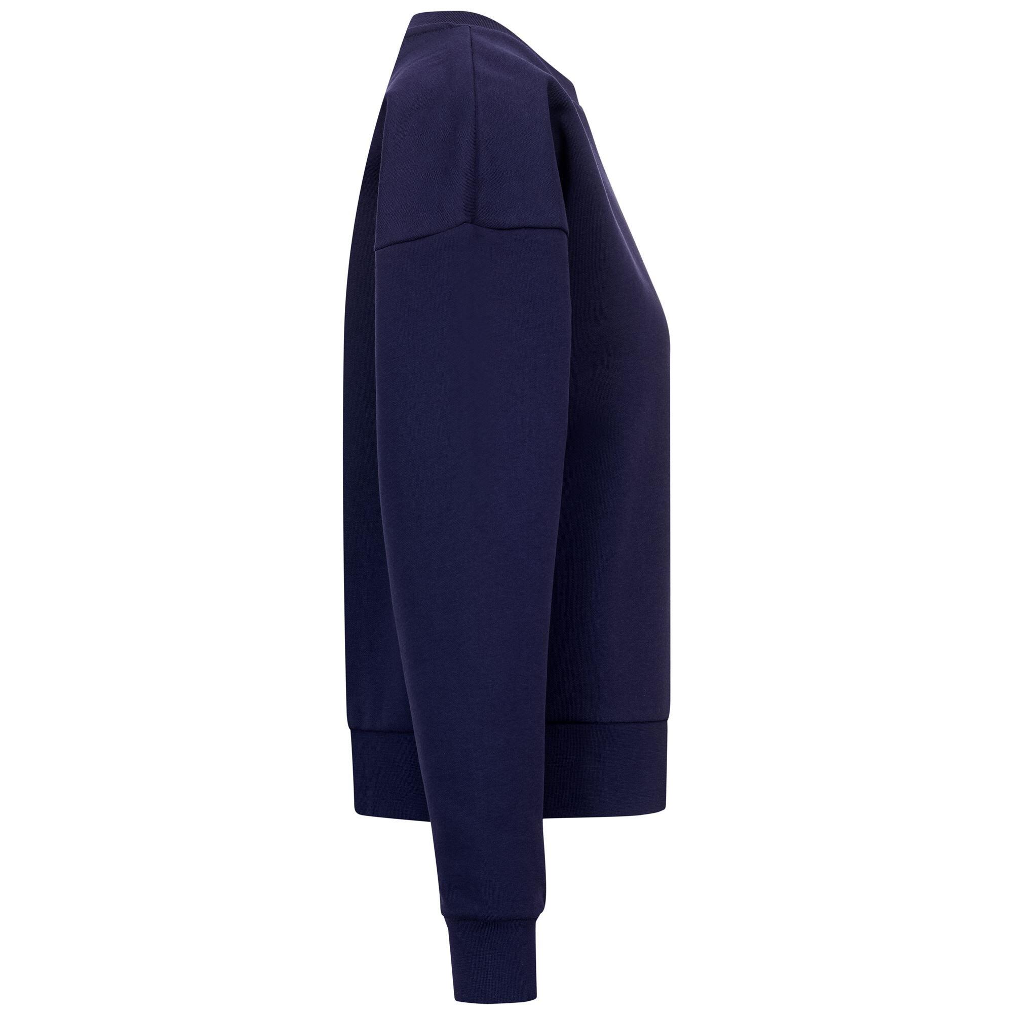 Felpa da donna in cotone blu da sportivo/a 2/3