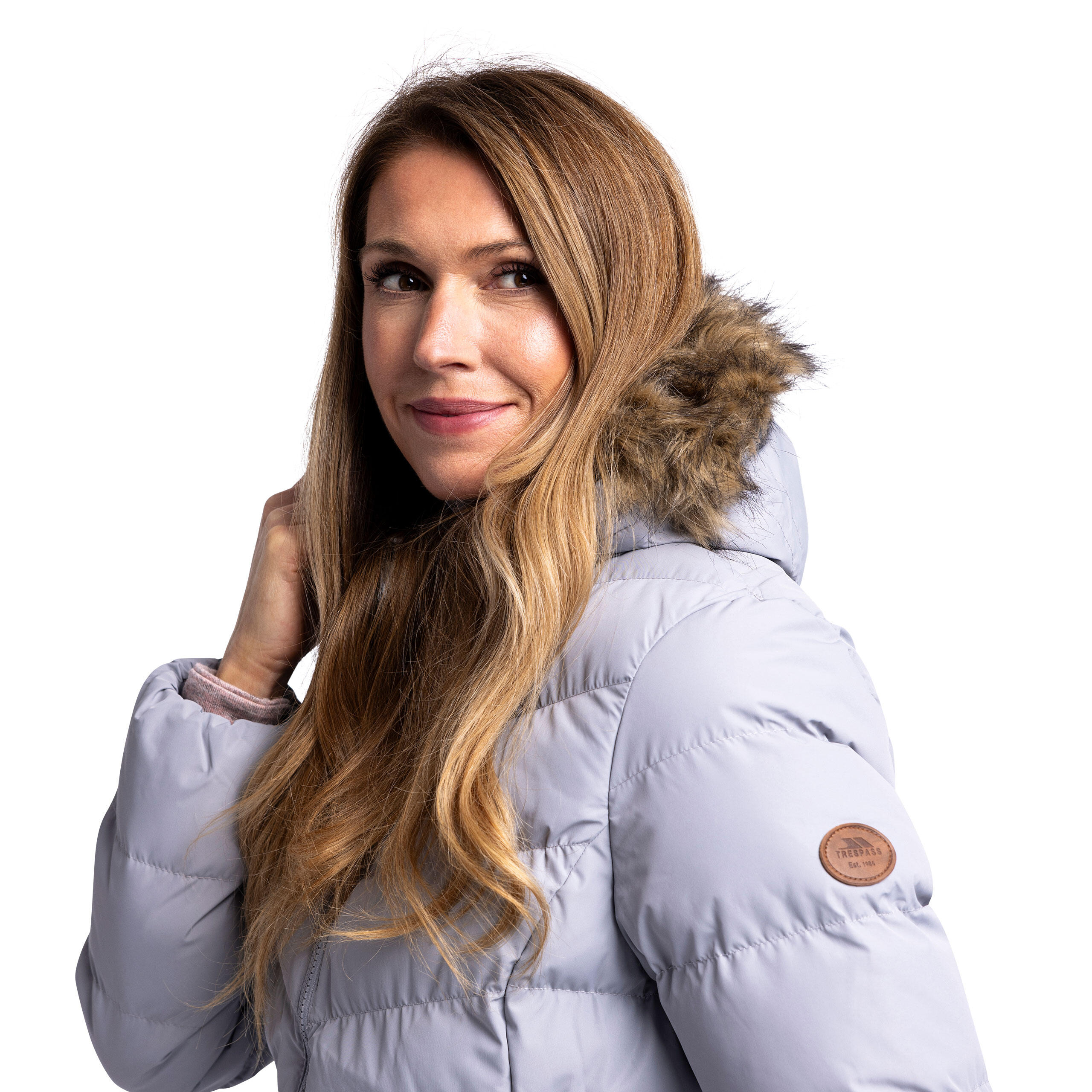 Trespass Audrey - Chaqueta informal para mujer Platino 5/5
