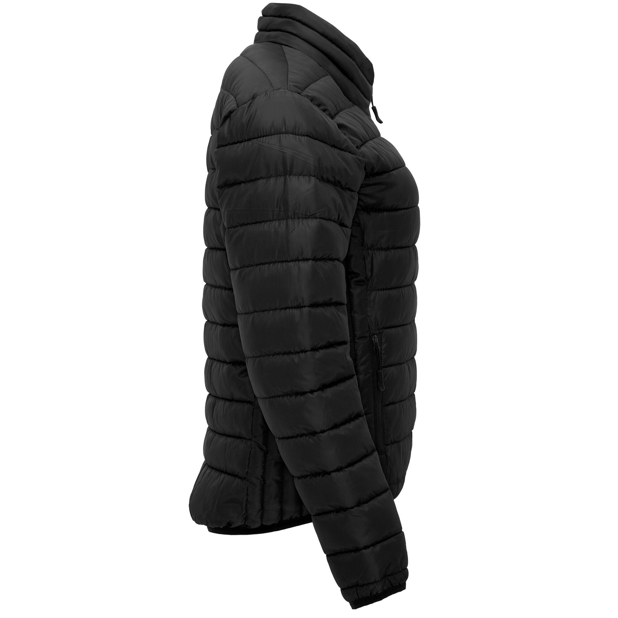 Giacca Imbottita Aderente Donna Roly Finland Nero 3/4