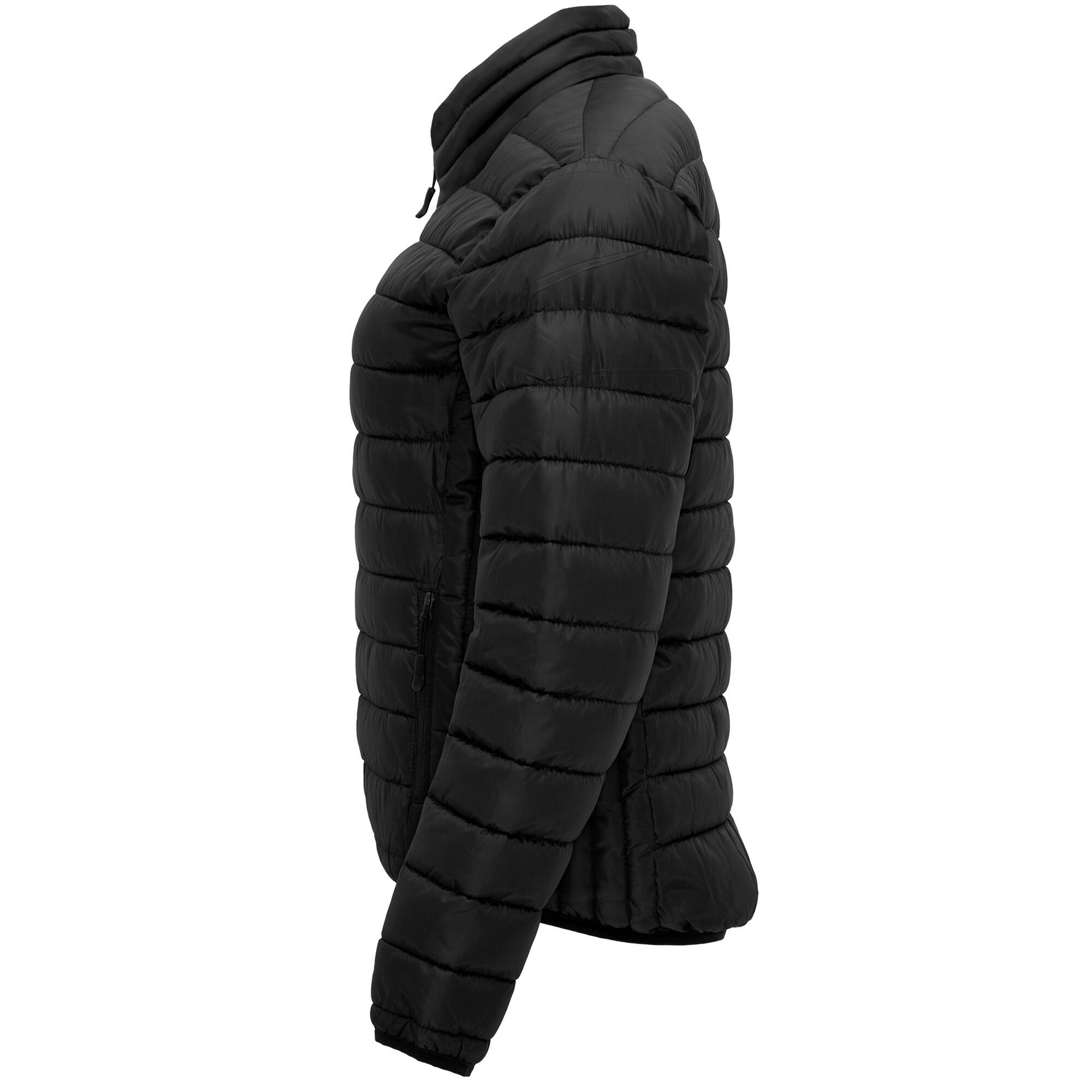 Giacca Imbottita Aderente Donna Roly Finland Nero 4/4