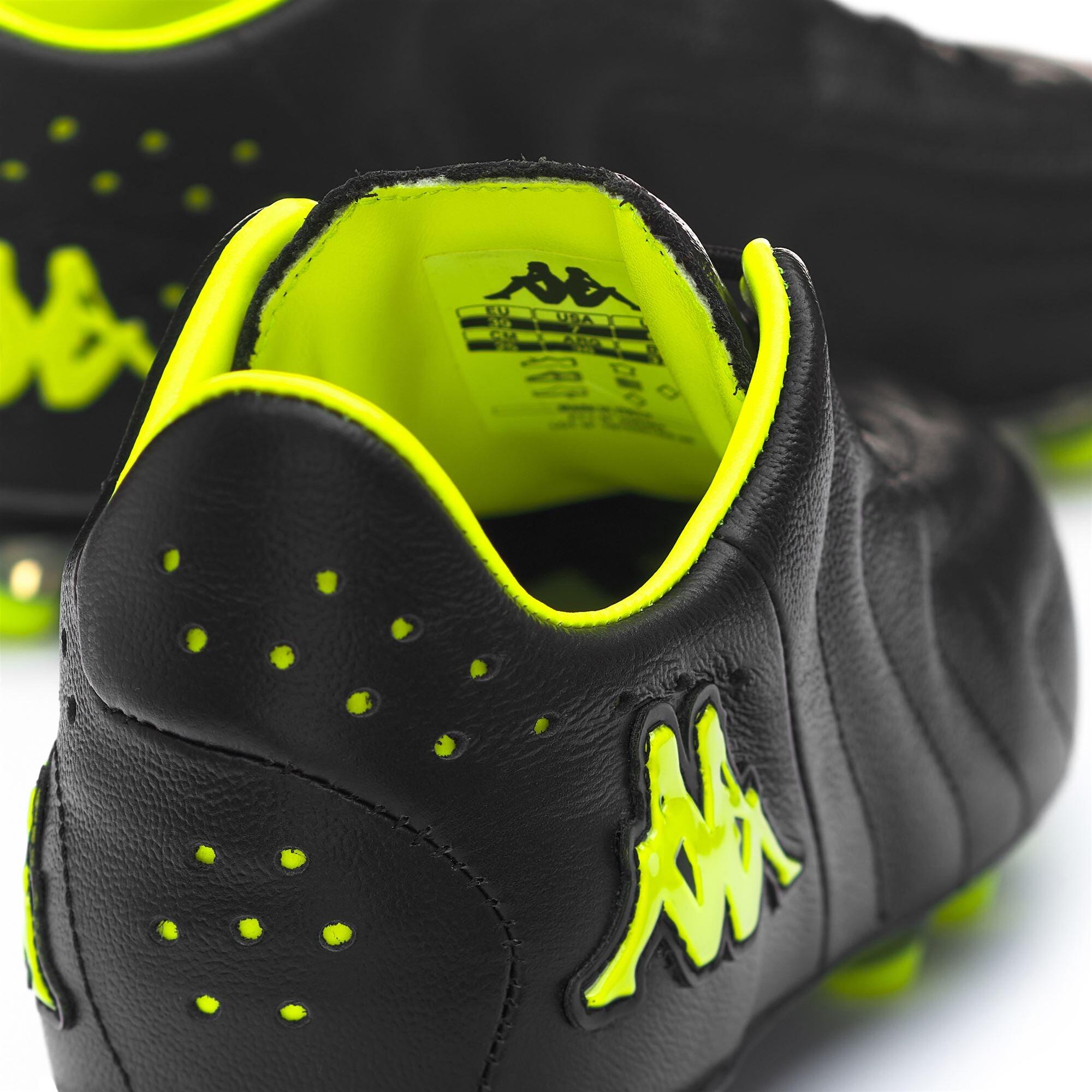 Sneakers da uomo in pelle nero da calcio 6/6