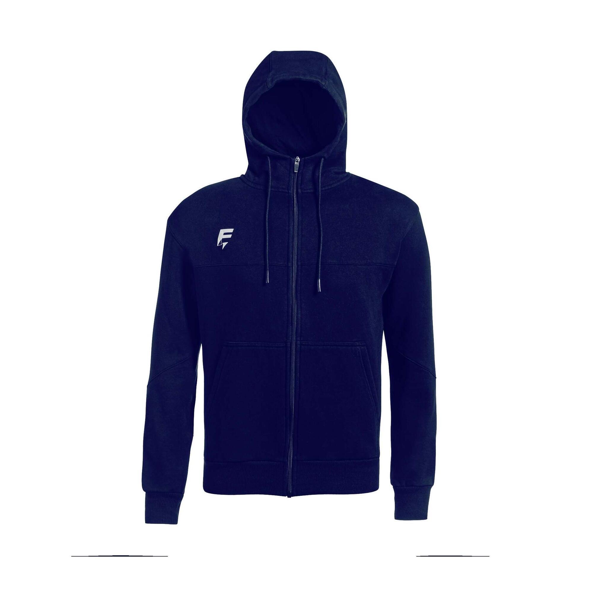 Force Xv - Gilet Zippe A Capuche De Rugby Force 2 Force Xv Marine - Veste - Bleu - Decathlon