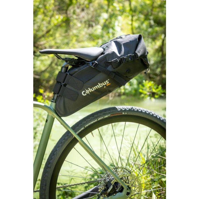 Sacoche de Selle Étanche Premium de 18L Columbus Noire 1/6