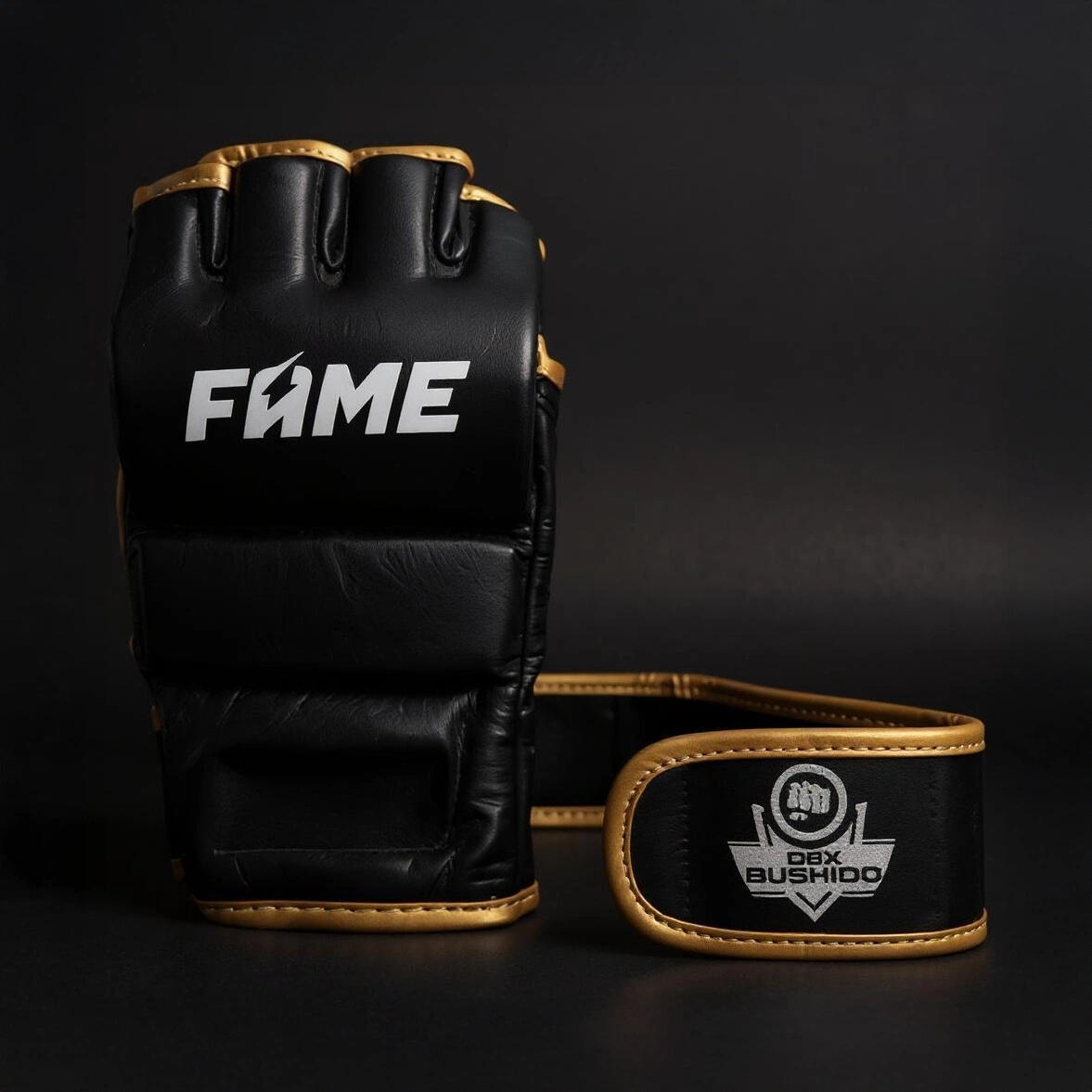 Rękawice Bokserskie ze skóry naturalnej edycja limiowana DBX Bushido FAME MMA 5/7