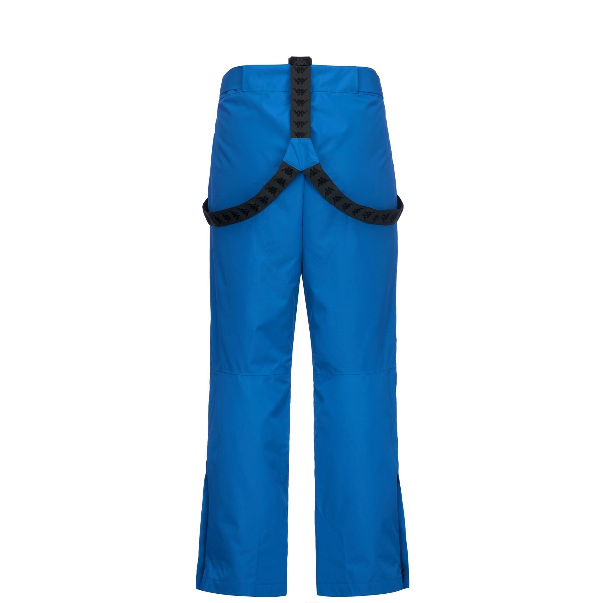 Pantaloni tuta da uomo donna in poliestere blu da sci 3/3