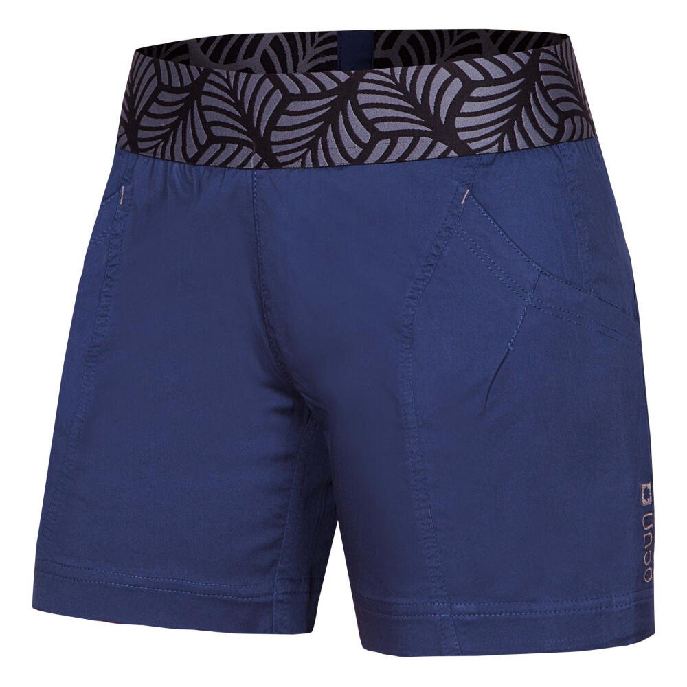 Ocun - Ocún Pantera Organic Coton Bleu Sargasso, Coupe Ergonomique, Taille Élastique - Short - Bleu - Decathlon