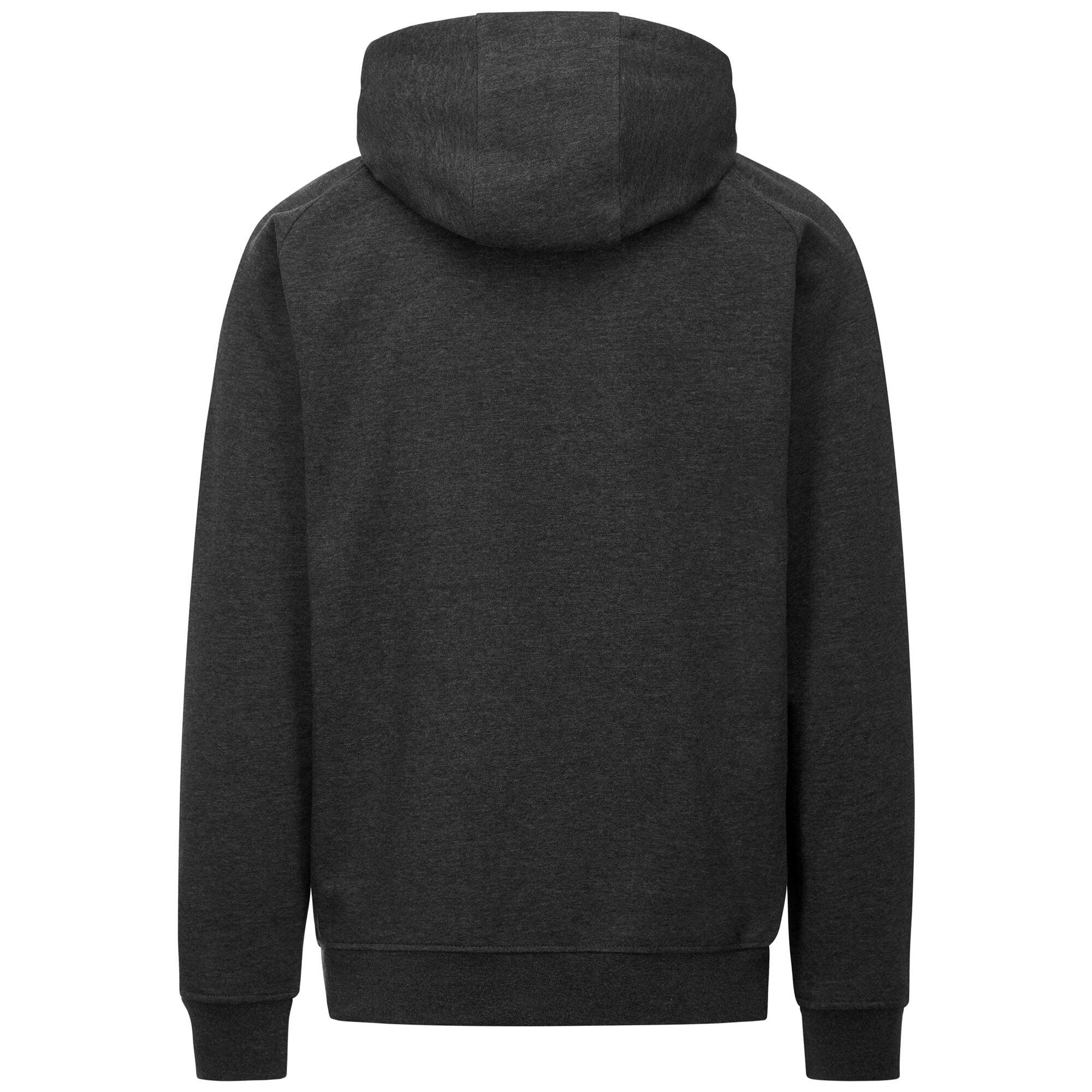 Felpa da uomo in cotone grigio da sportivo/a 3/3