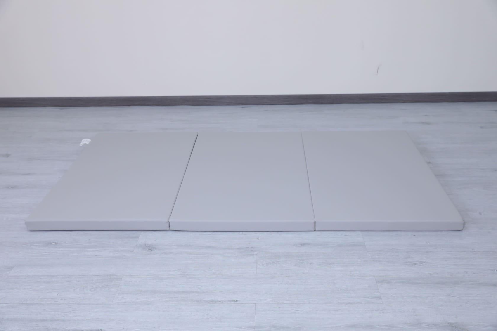 Turnmatte Gymnastikmatratze Satellite 180X100X5 Cm Dreiteilig - Grau 2/7