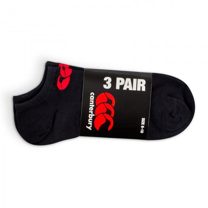 Trainer Sokken - Canterbury - Zwart/Rood 3/3