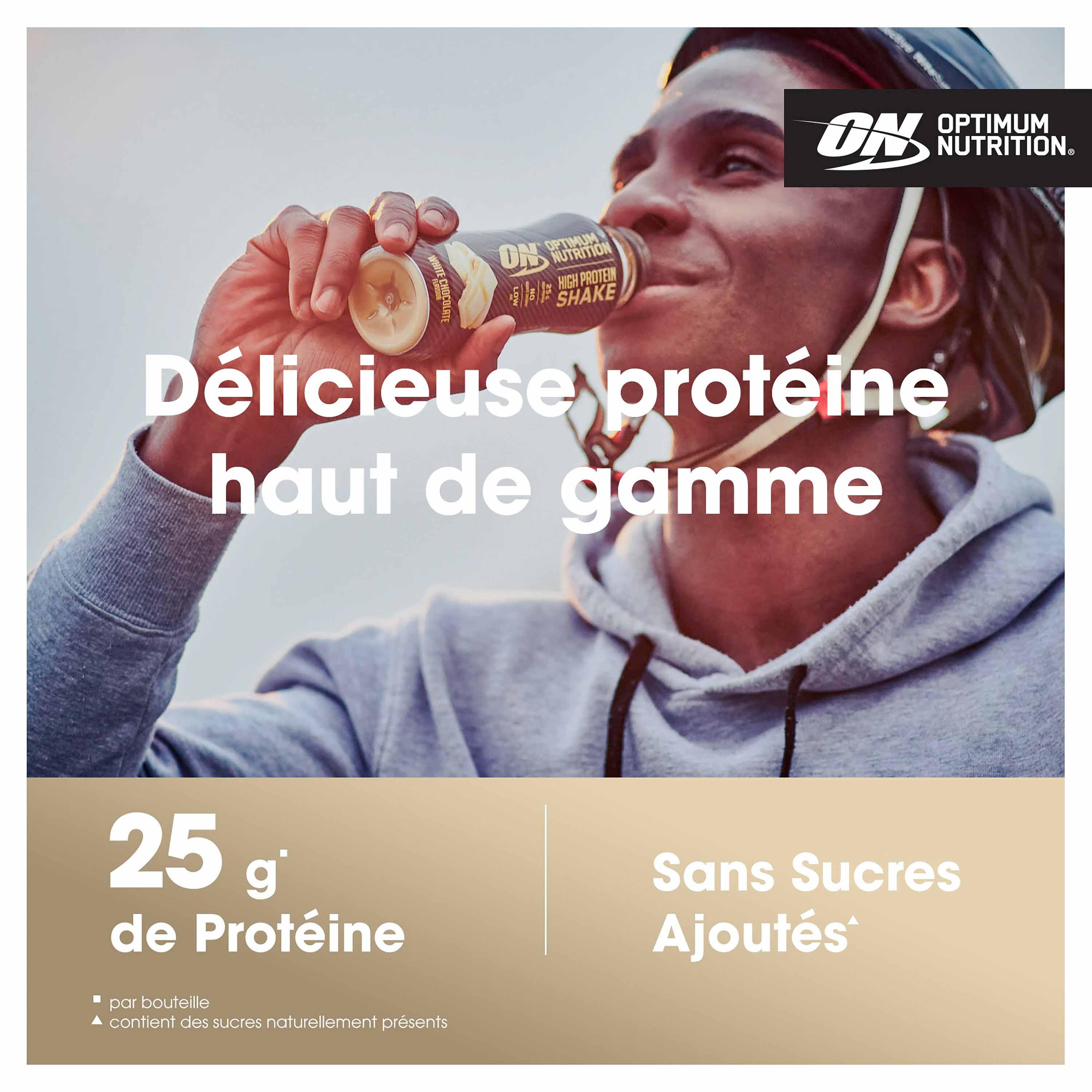 pack de 12 Shakes Protéinés Prêt à Boire Vanille 330 ml – 25 g de Protéines 6/6