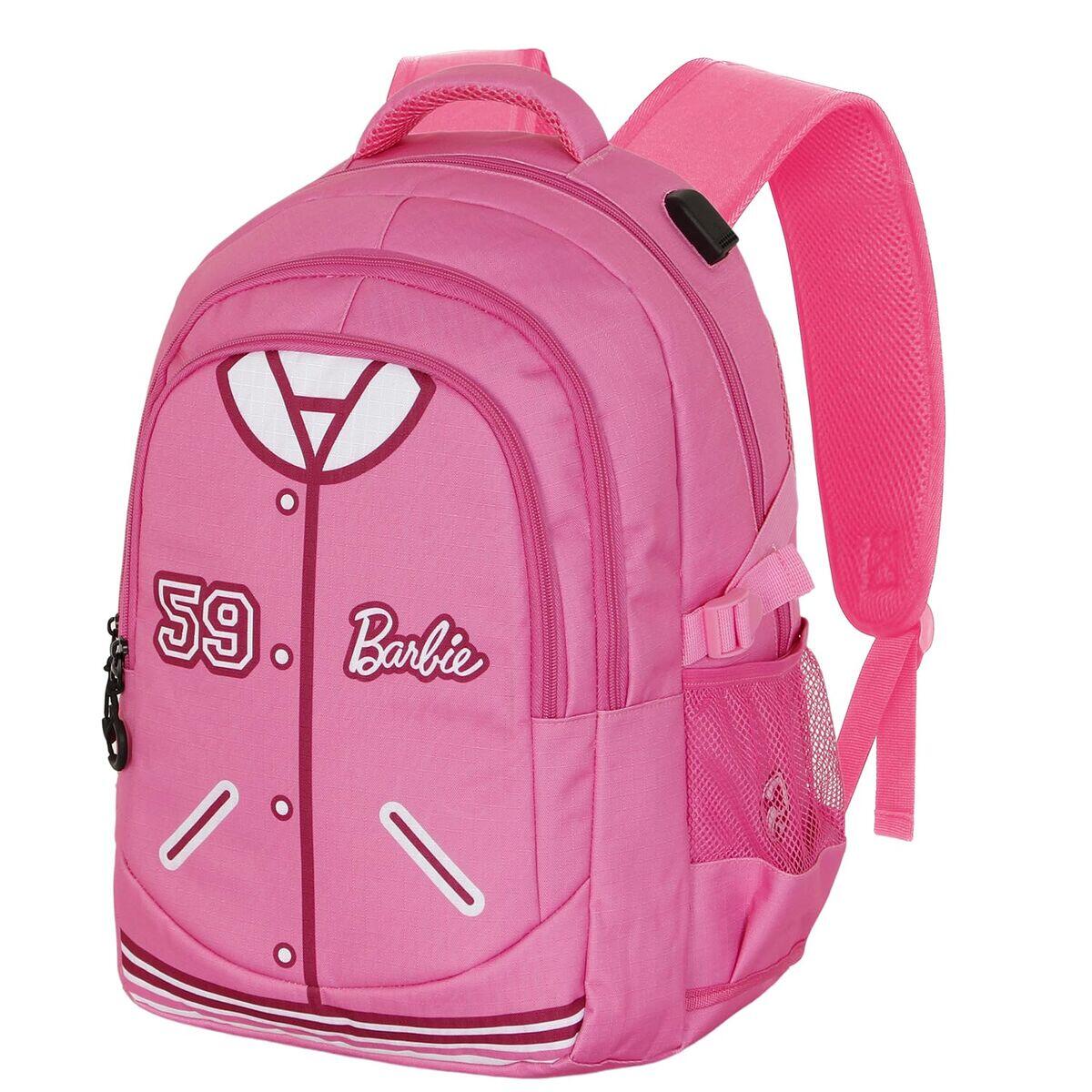 Mochila Escolar BARBIE Cor de Rosa 5/5