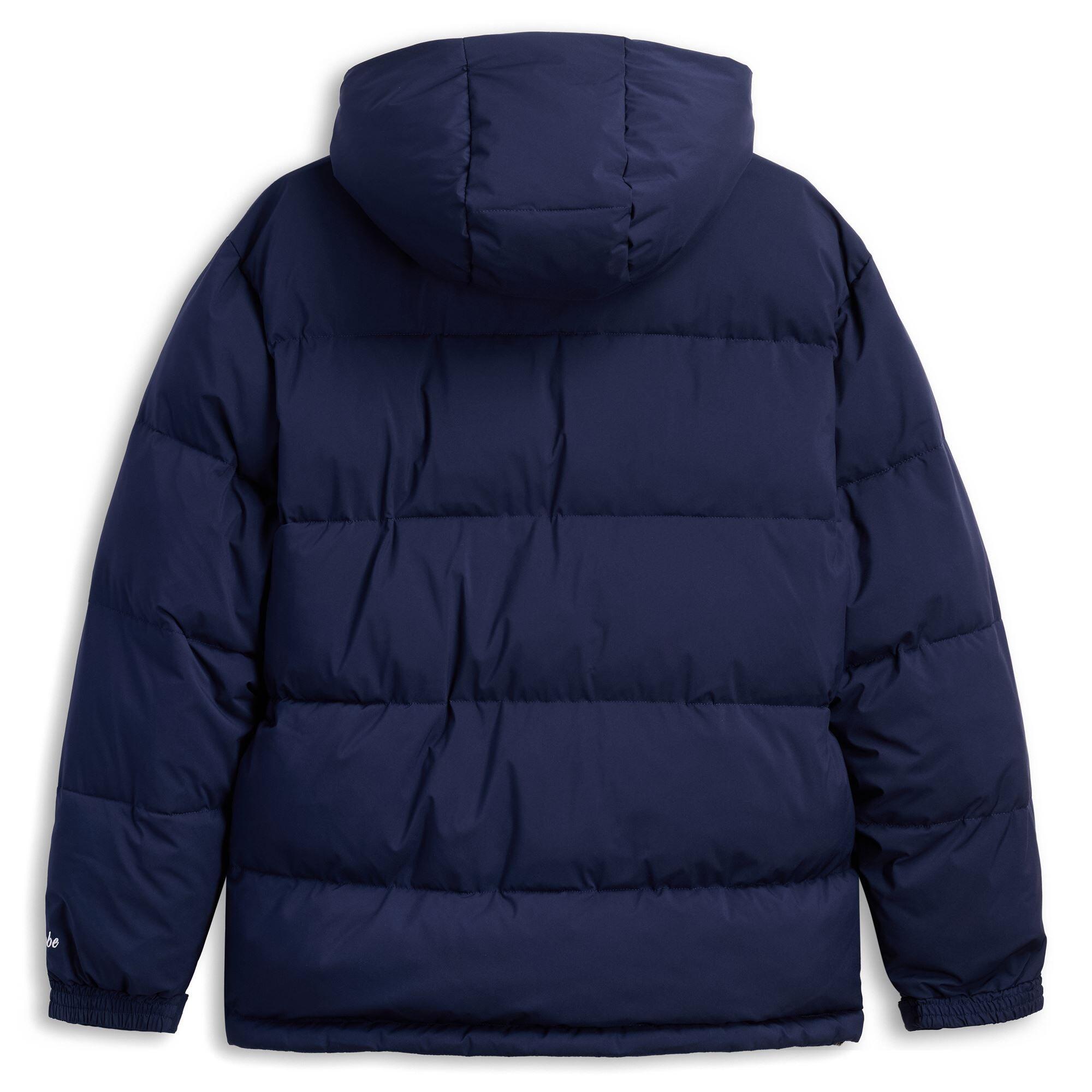 Giubbotto da uomo in poliestere blu da casual 2/3