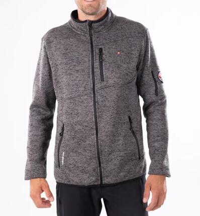 Veste Polaire Randonnée Homme Aulp "Navoy" L Gris