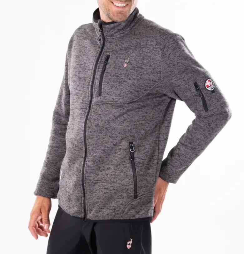 Veste Polaire Randonnée Homme Aulp "Navoy" XL Gris 4/5