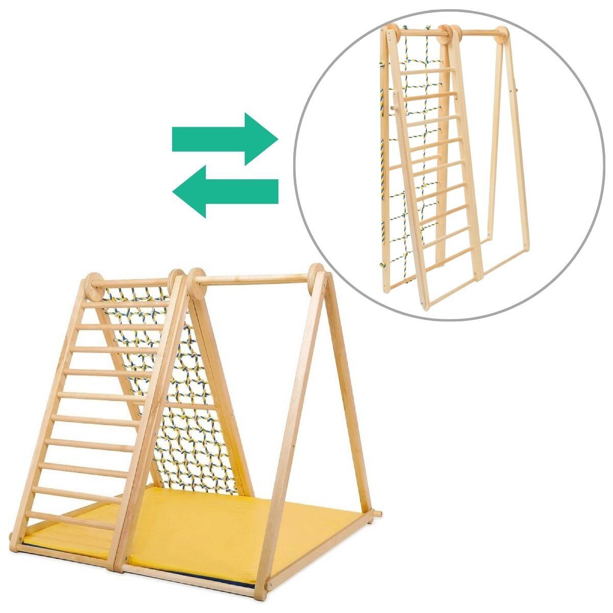 Zebra Triangle d’Escalade Montessori 135 cm 4/7