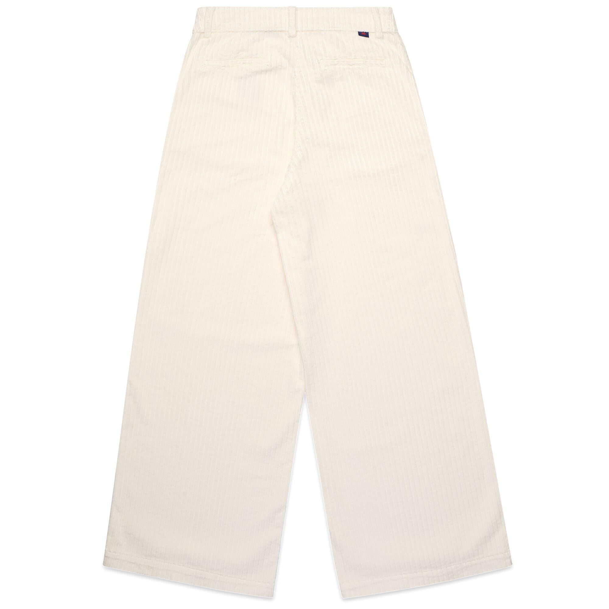 Pantaloni da donna in cotone bianco da casual 2/2