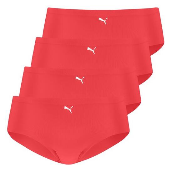 Slip seidig weich Damen - 4er Pack Seamless Hipster