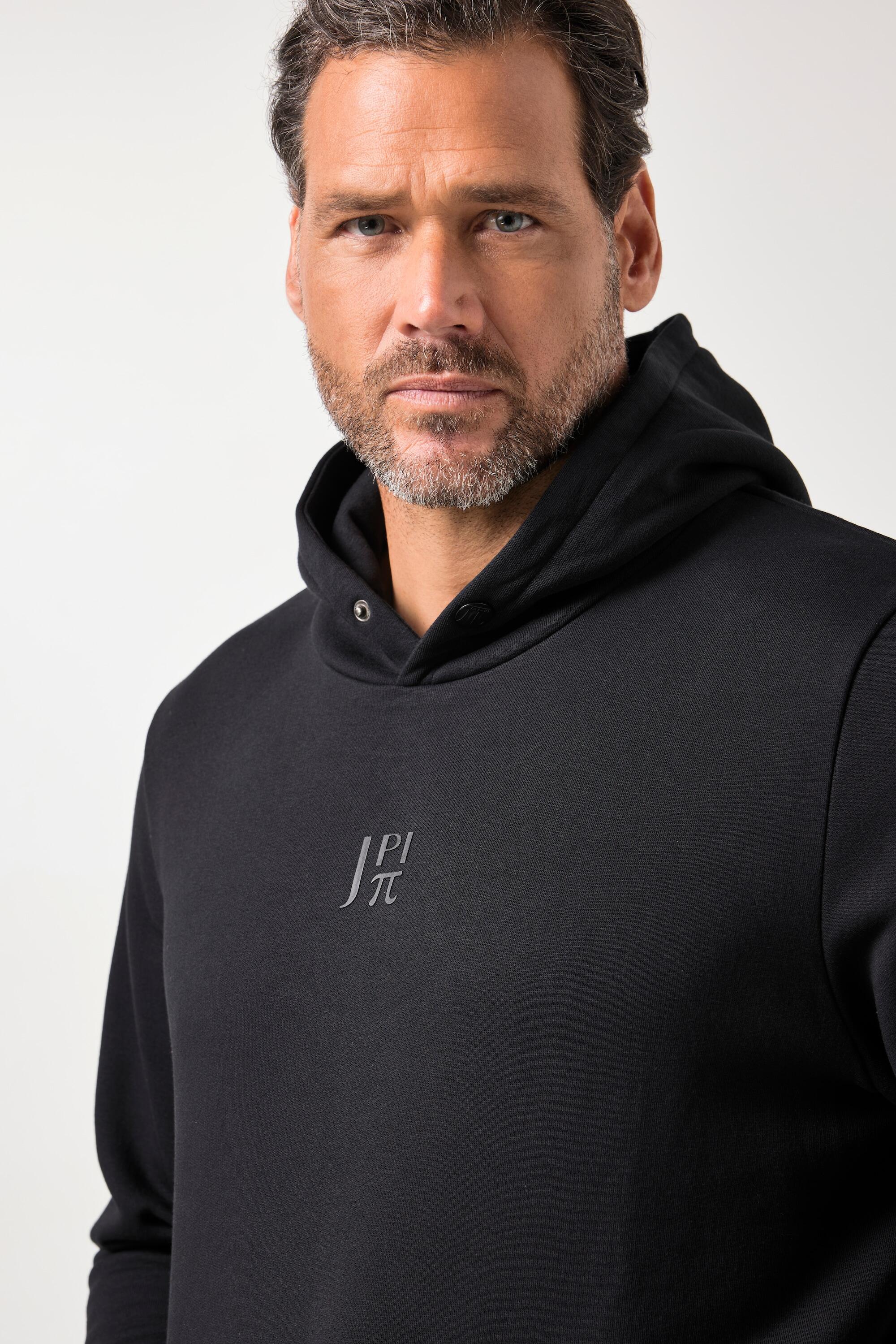 Hommes Sweat-shirt à capuche poche kangourou et imprimé dans le dos 3/6
