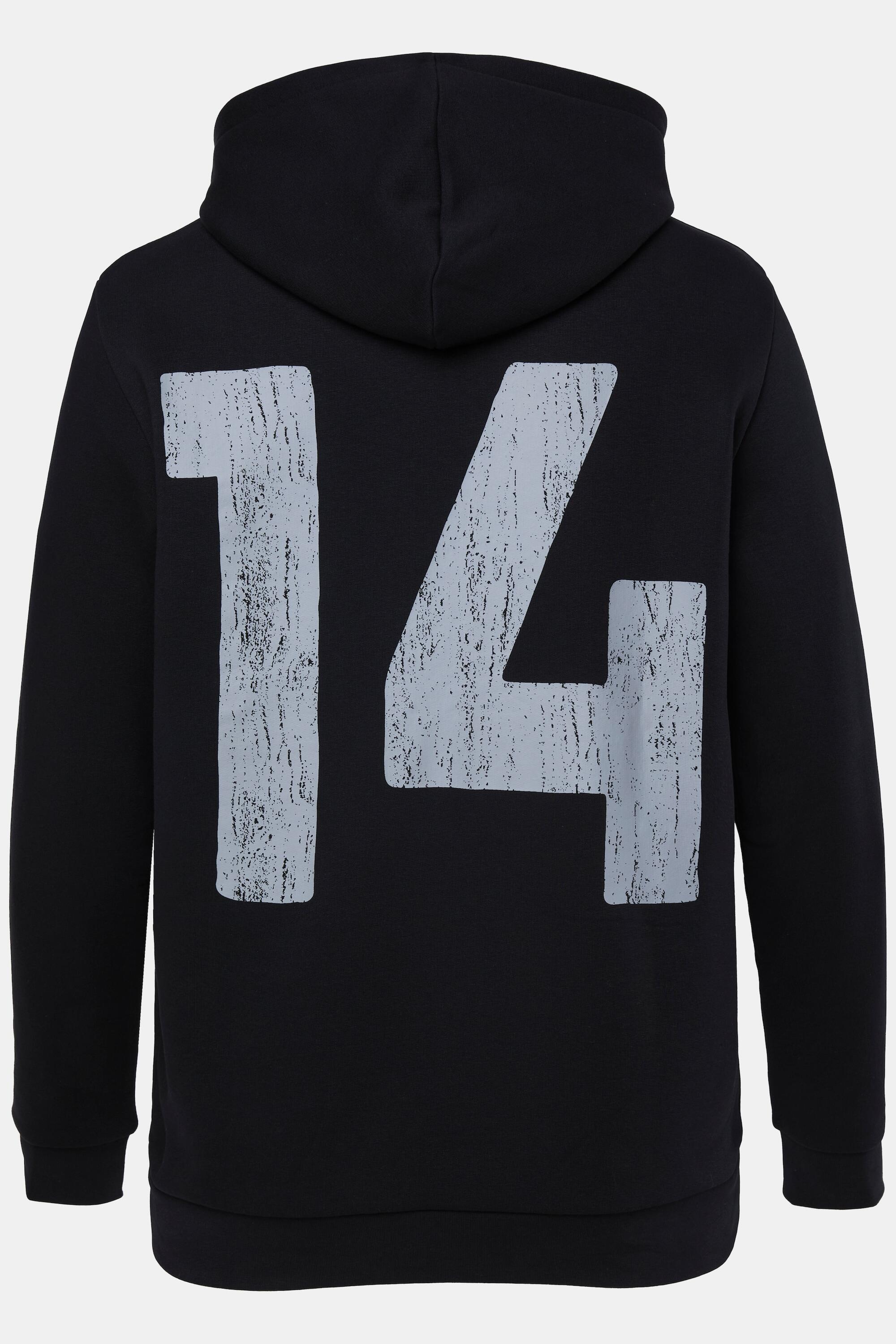 Hommes Sweat-shirt à capuche poche kangourou et imprimé dans le dos 5/6