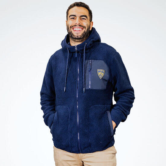 Herren Fleecejacke Mit Kapuze Isole Asm Clermont Bleu Marine