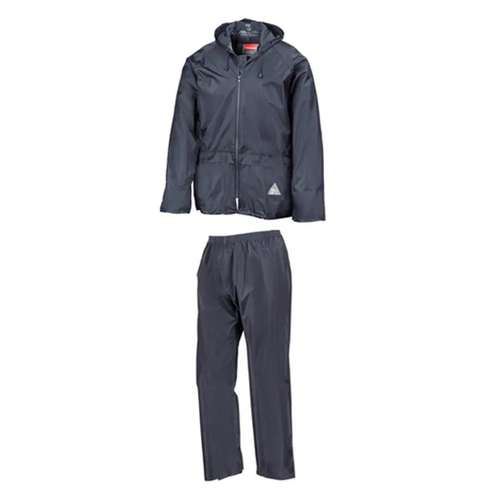 Set Giacca E PantaloniImpermeabile Uomo Result Blu Navy 2/3
