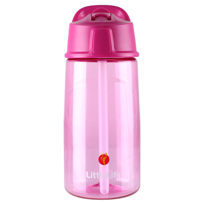 Littlelife - Gourde Littlelife 550 Ml Tritan Sans Bpa, Bouchon Étanche, Paille Anti-mâchage - Gourde - Rose - No Size - Decathlon