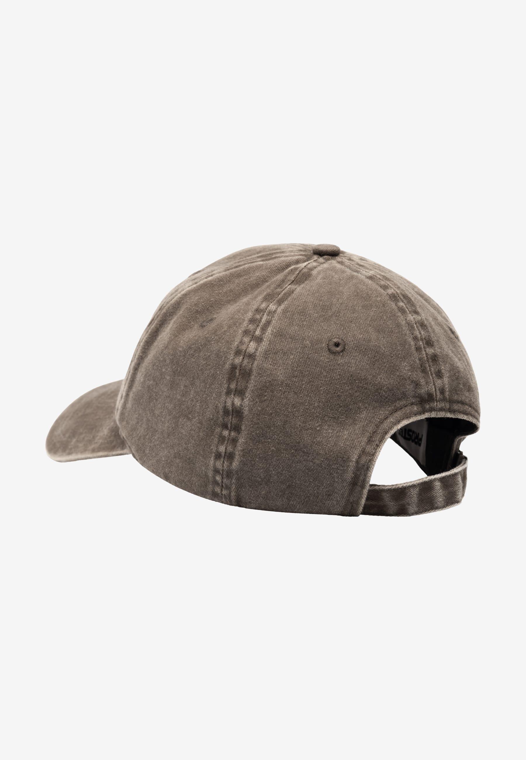 Cappellino con visiera PROSTO Infinity washed brown 2/5