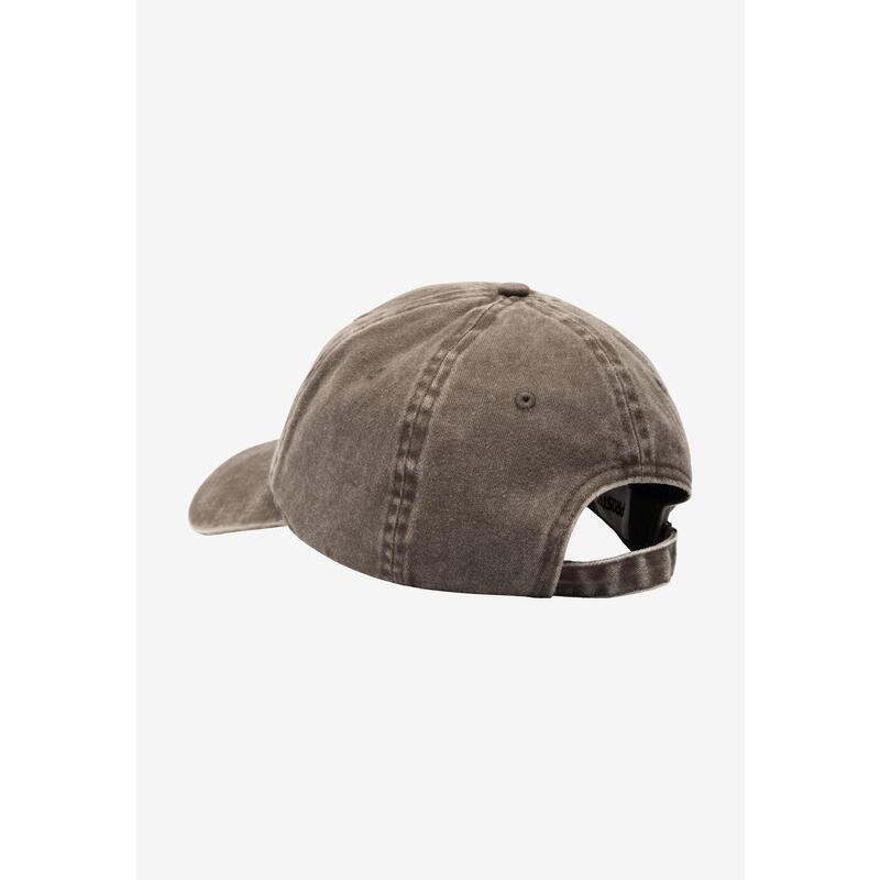 Șapcă cu cozoroc PROSTO Infinity washed brown