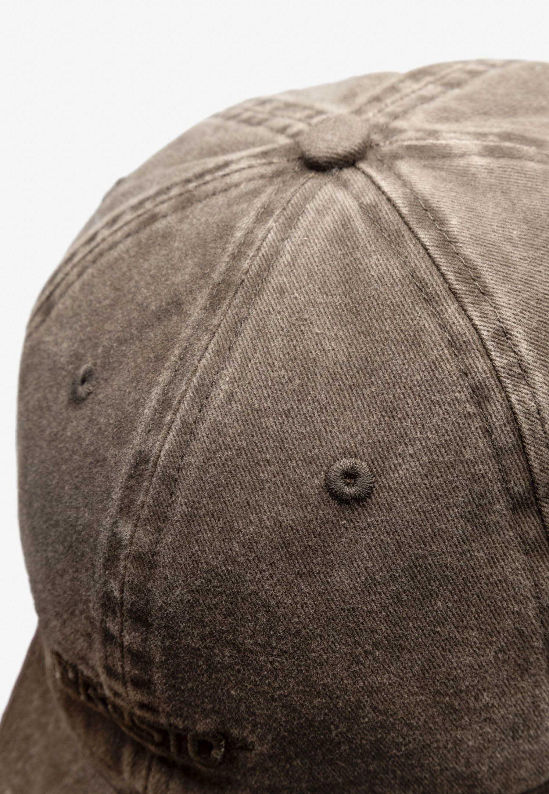 Cappellino con visiera PROSTO Infinity washed brown 5/5