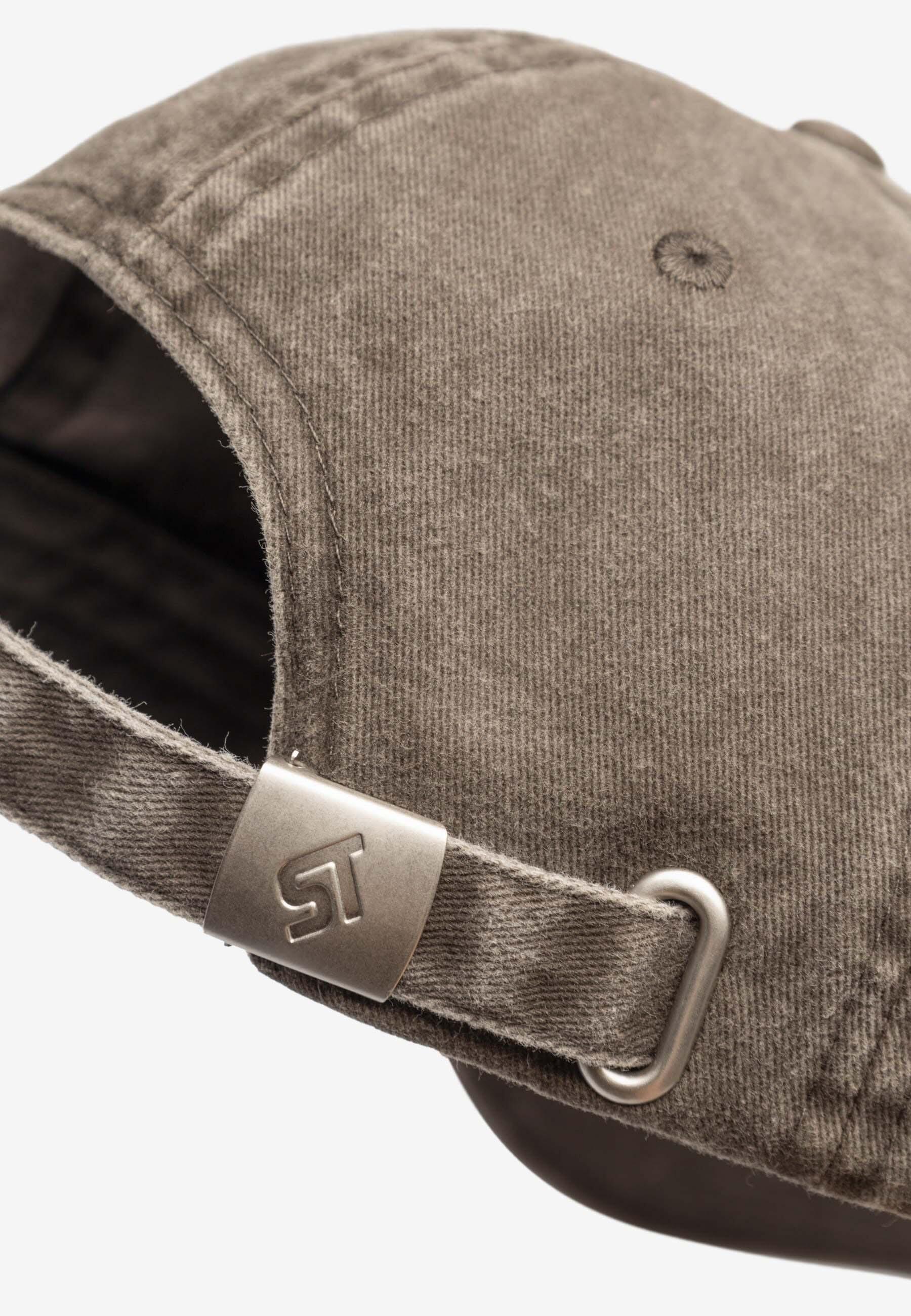 Cappellino con visiera PROSTO Infinity washed brown 4/5