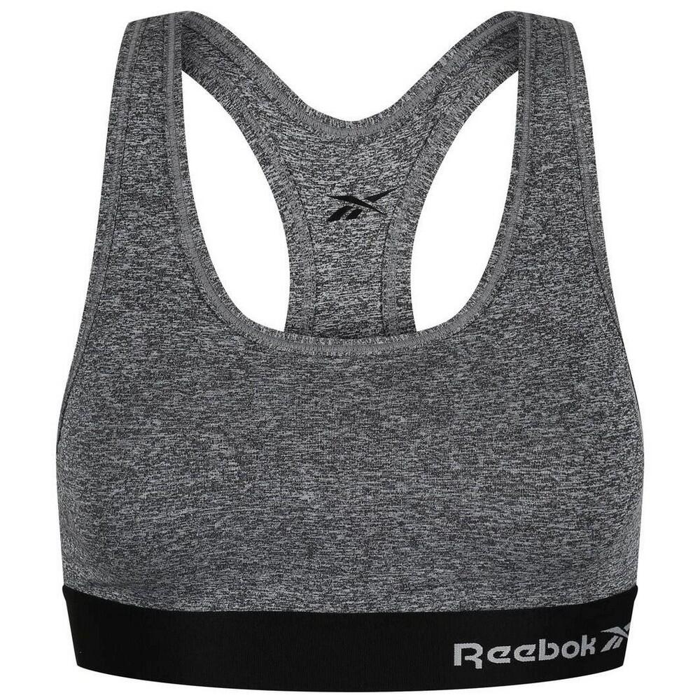 Womens/Ladies Simone Sports Crop Top (Grey Marl)