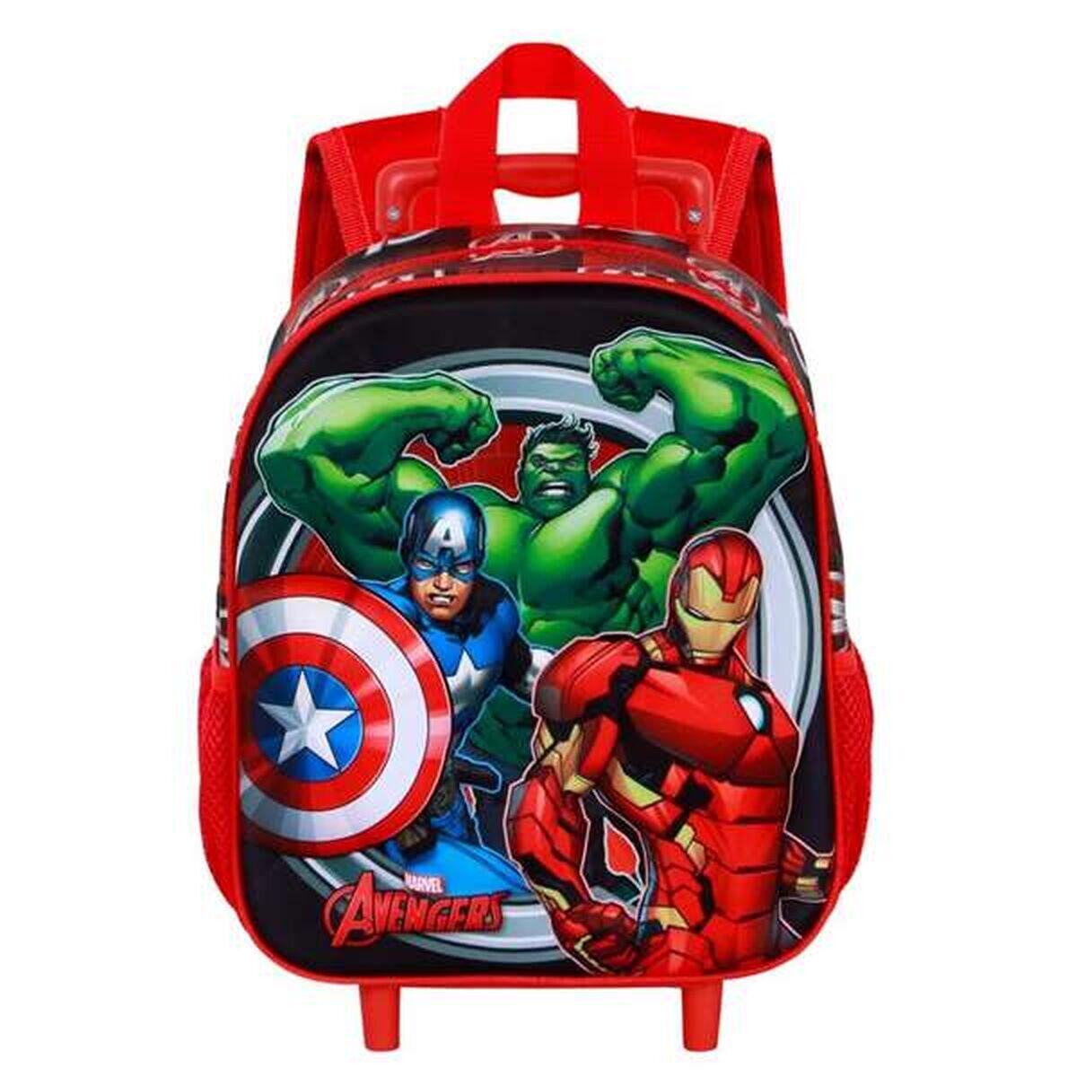 Cartable 3D avec roulettes MARVEL Multicouleur 3/5