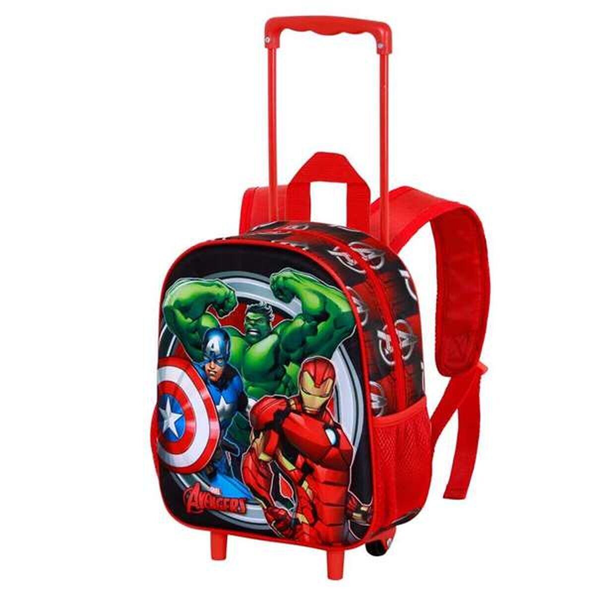 Cartable 3D avec roulettes MARVEL Multicouleur 2/5