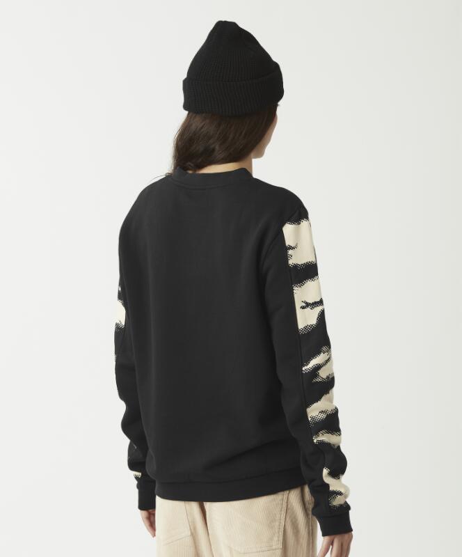 Sweat en Coton Picture "BLAYR PRINTED CREW" Noir XS 2/3