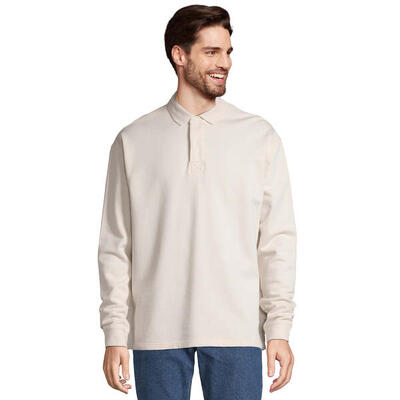 Unisex heritage polo neck sweatshirt voor volwassenen (groene rijk)