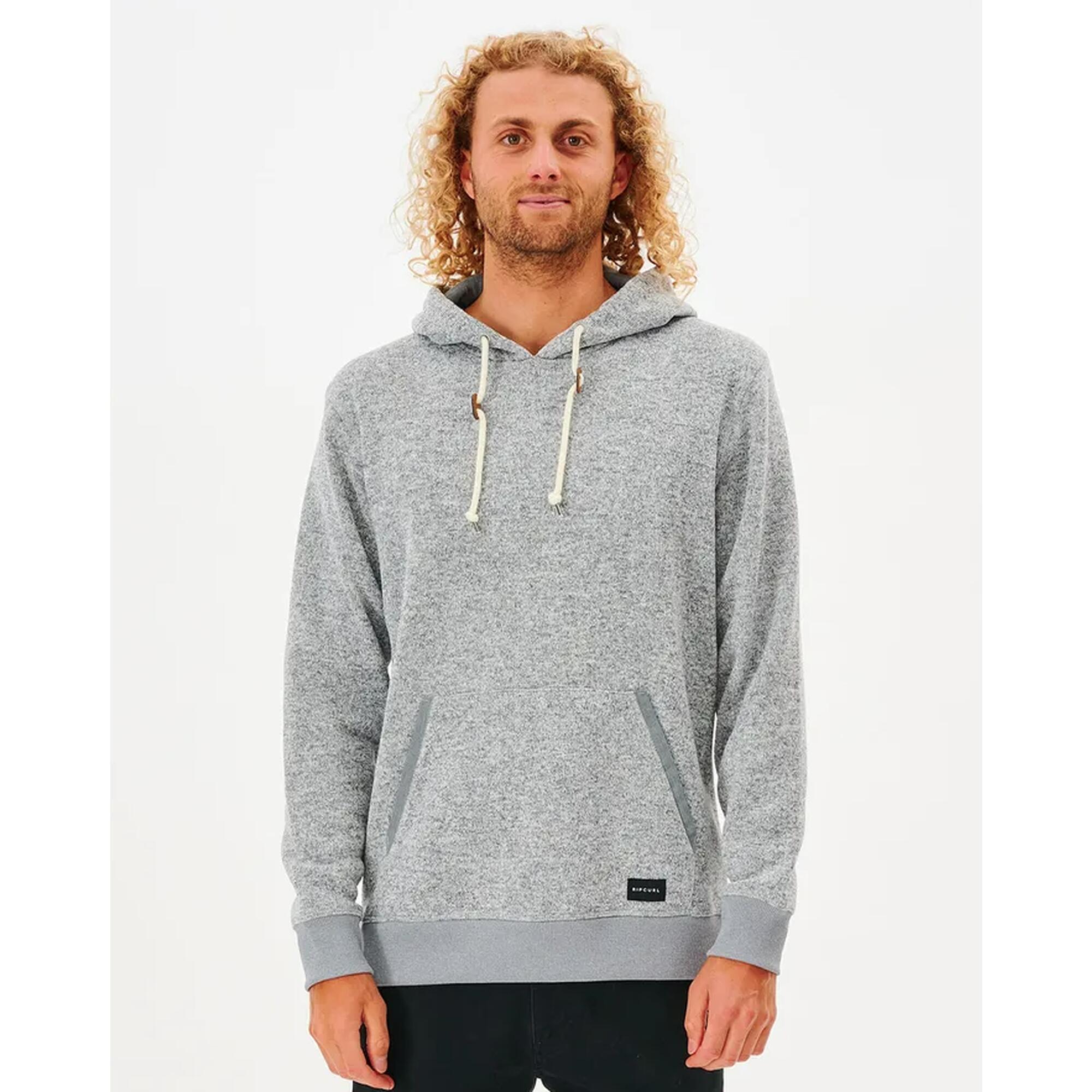 Rip Curl - Sweat Homme Rip Curl "crescent Hood" S Gris - Polaire - Gris - Decathlon