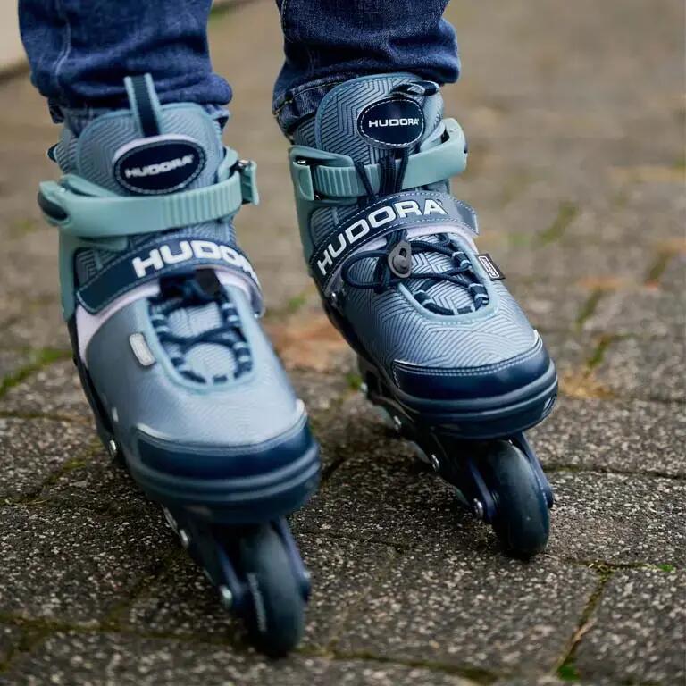 Hudora Inline Skates Leon 2.0 Ocean Größe 37-41 verstellbar Komfort 2/3