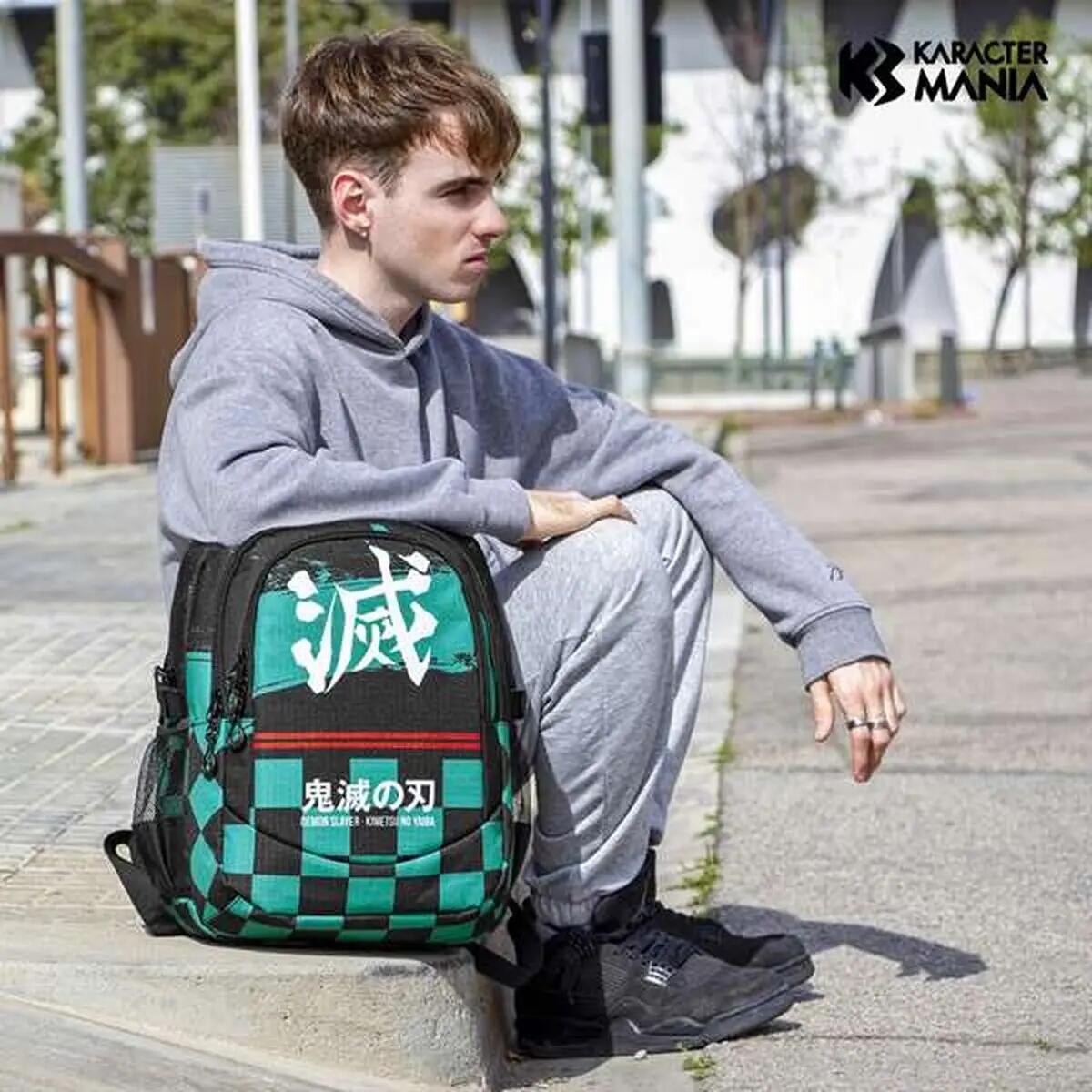 Mochila Escolar SENZA MARCA Negro 3/5