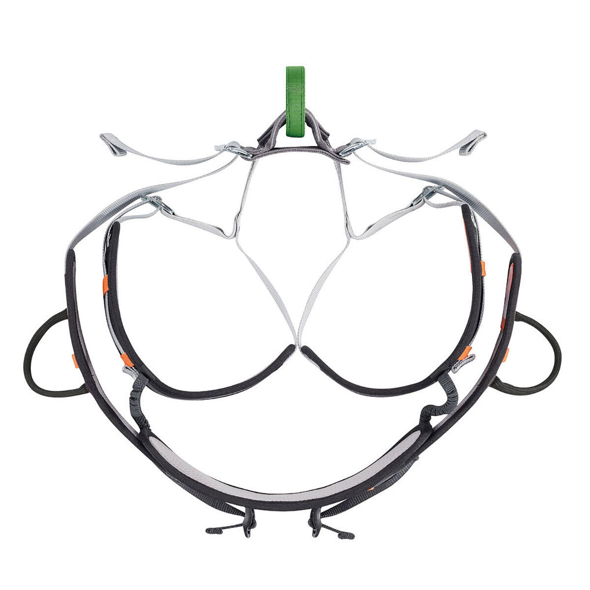 Imbracatura Petzl Aspir nera imbottita regolabile 2/5