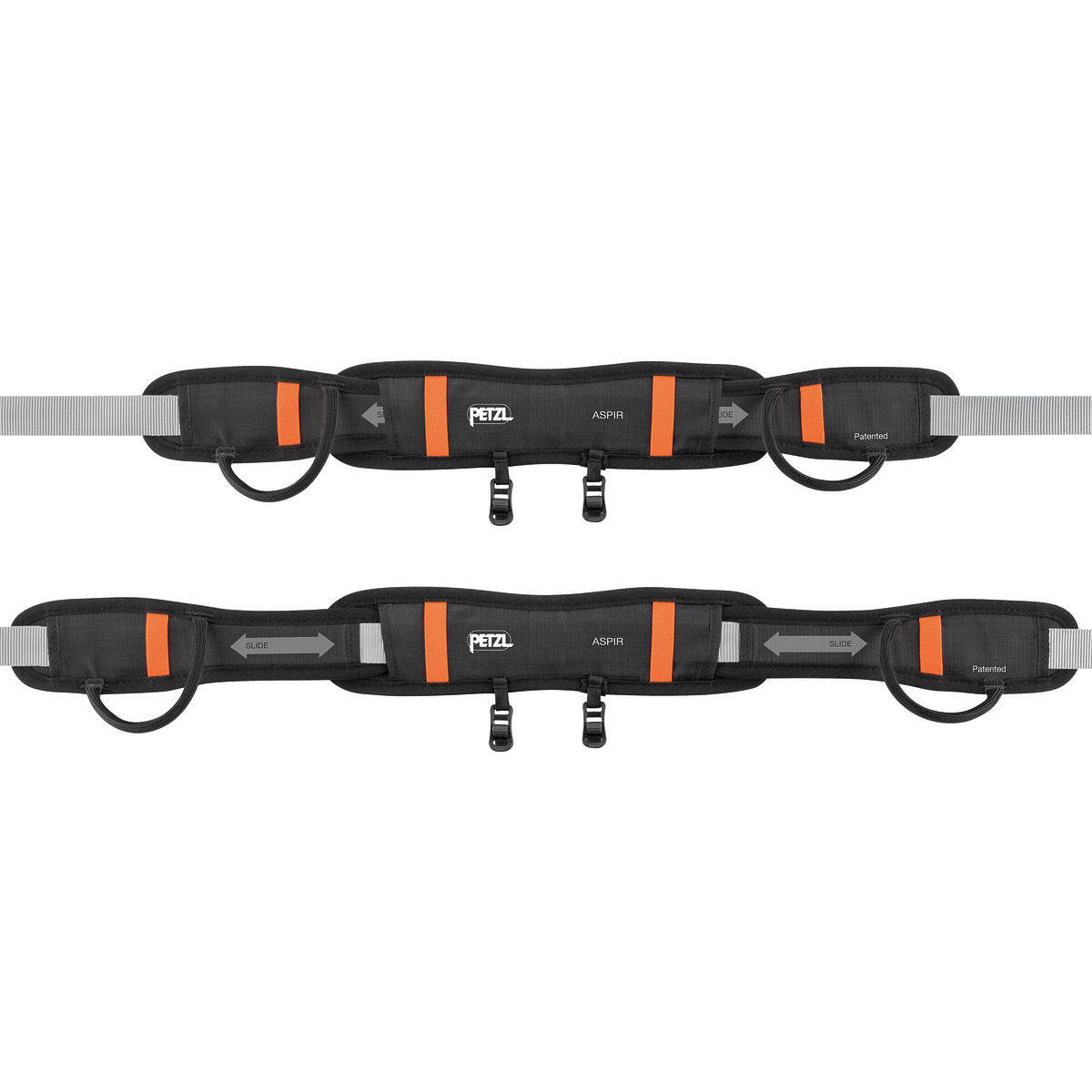 Imbracatura Petzl Aspir nera imbottita regolabile 4/5