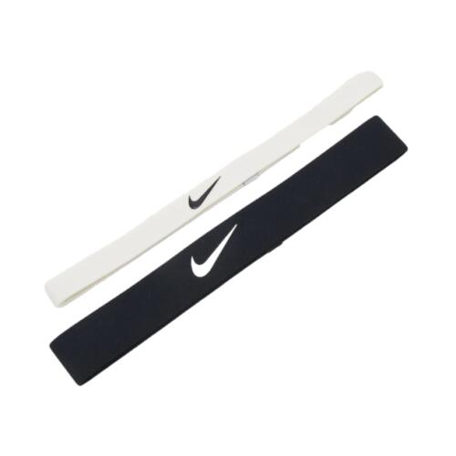 Stirnband, Flexibel (2erPack) Damen und Herren Weiß/Schwarz